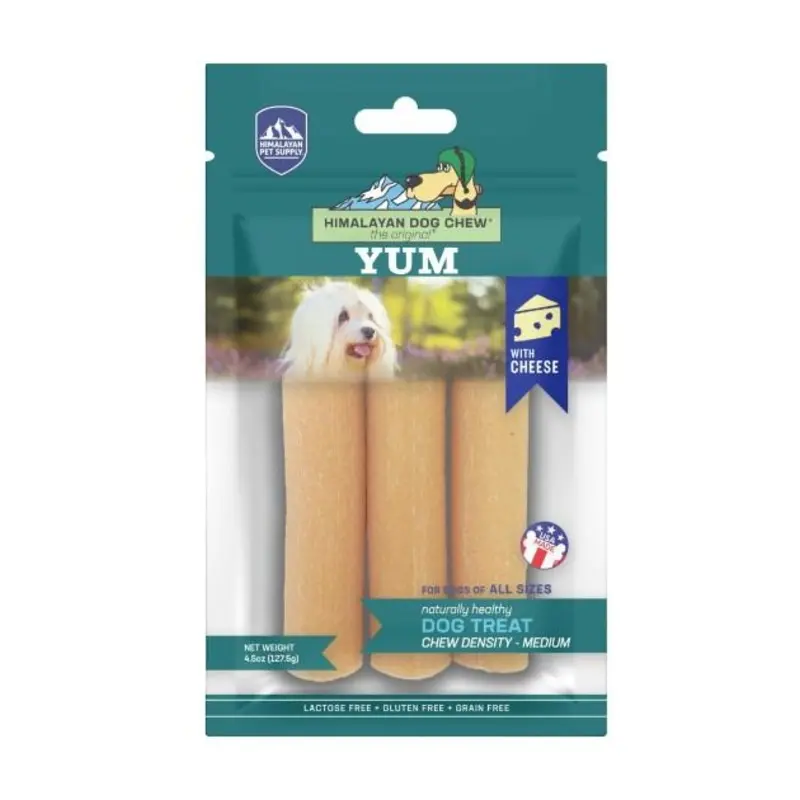 15% OFF: Himalayan Pet Supply Yaky Yum Himalayan Cheese Dog Treats (Medium Density)