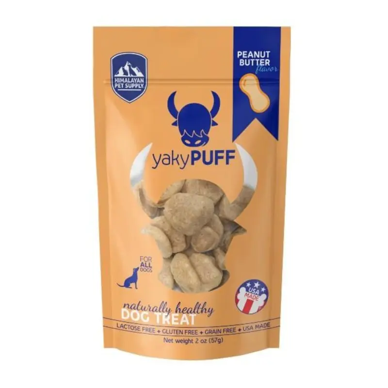 15% OFF: Himalayan Pet Supply yakyPUFF Peanut Butter Flavor Dog Treats