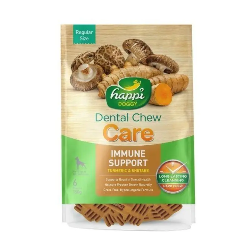 Happi Skippi (Happi Doggy) CARE Dental Dog Chews (Immune Support)