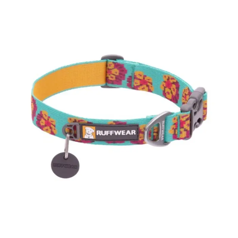 Ruffwear Flat Out Patterned Dog Collar (Spring Burst)