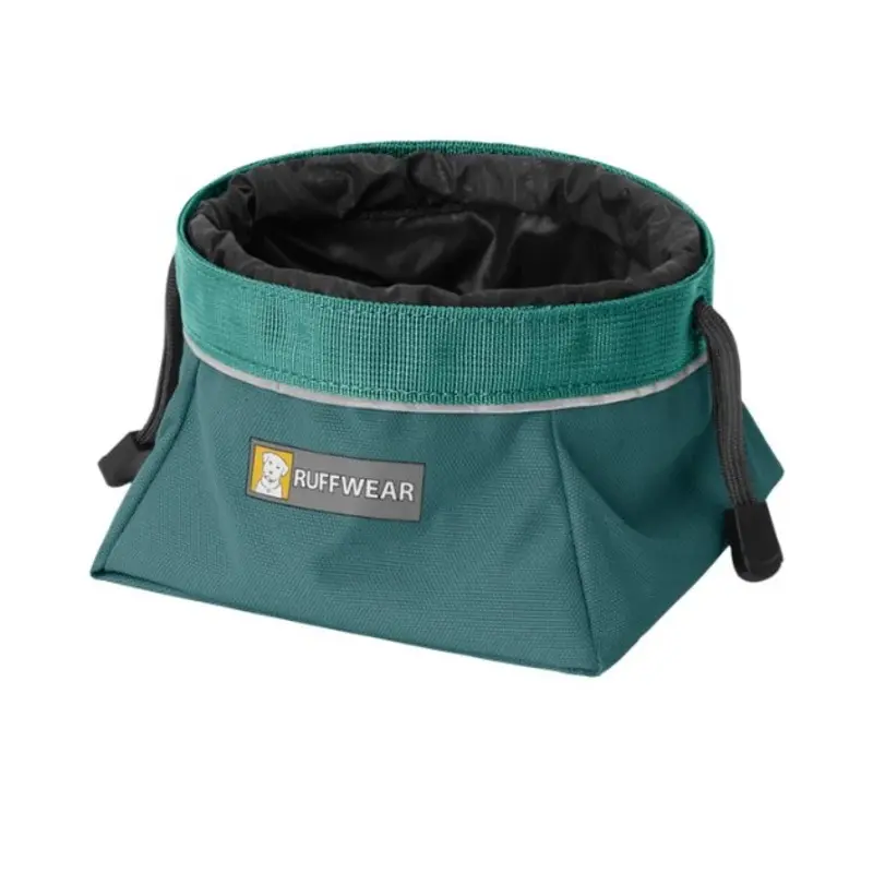 Ruffwear Quencher Cinch Top Packable & Closeable Food & Water Dog Bowl