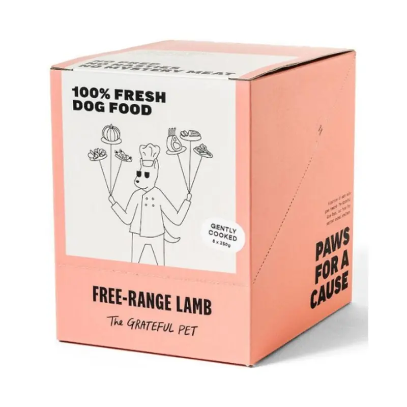 The Grateful Pet Cooked Dog Food (Free-Range Lamb)