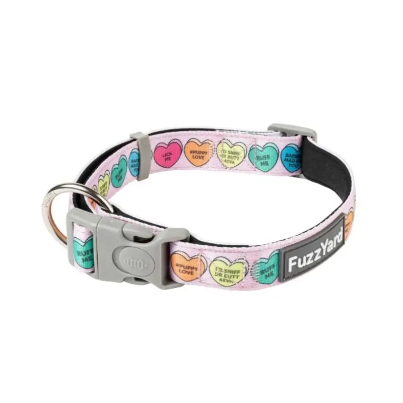 FuzzYard Candy Hearts Dog Collar