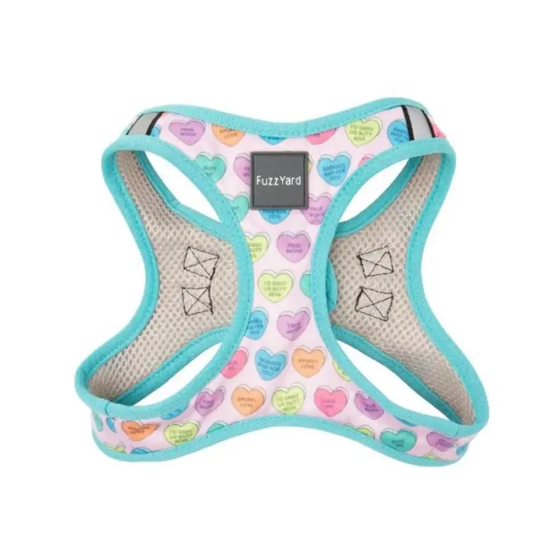 FuzzYard Candy Hearts Step-In Dog Harness