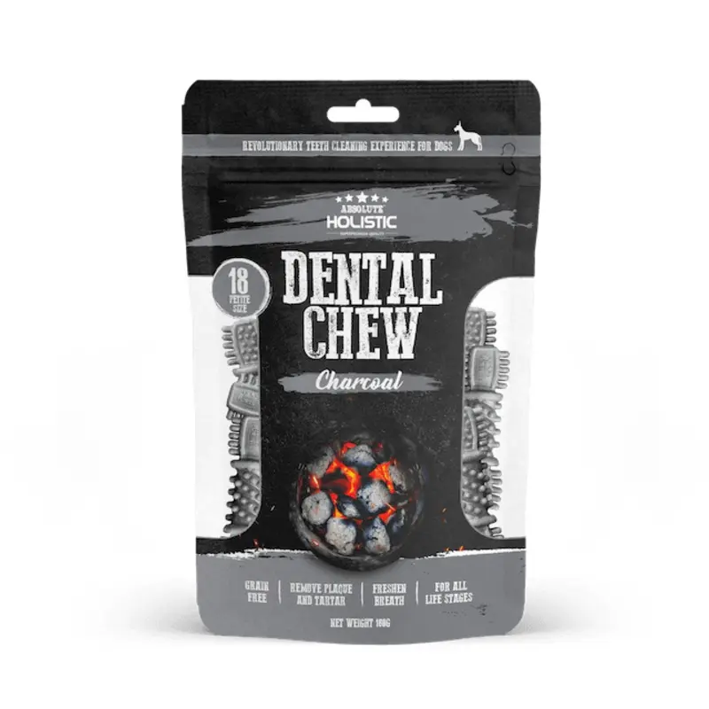 Absolute Holistic Petite Dental Dog Chews (Charcoal)