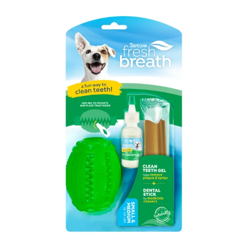 TropiClean Fresh 'N Fun Dental Chew Toy for Dogs