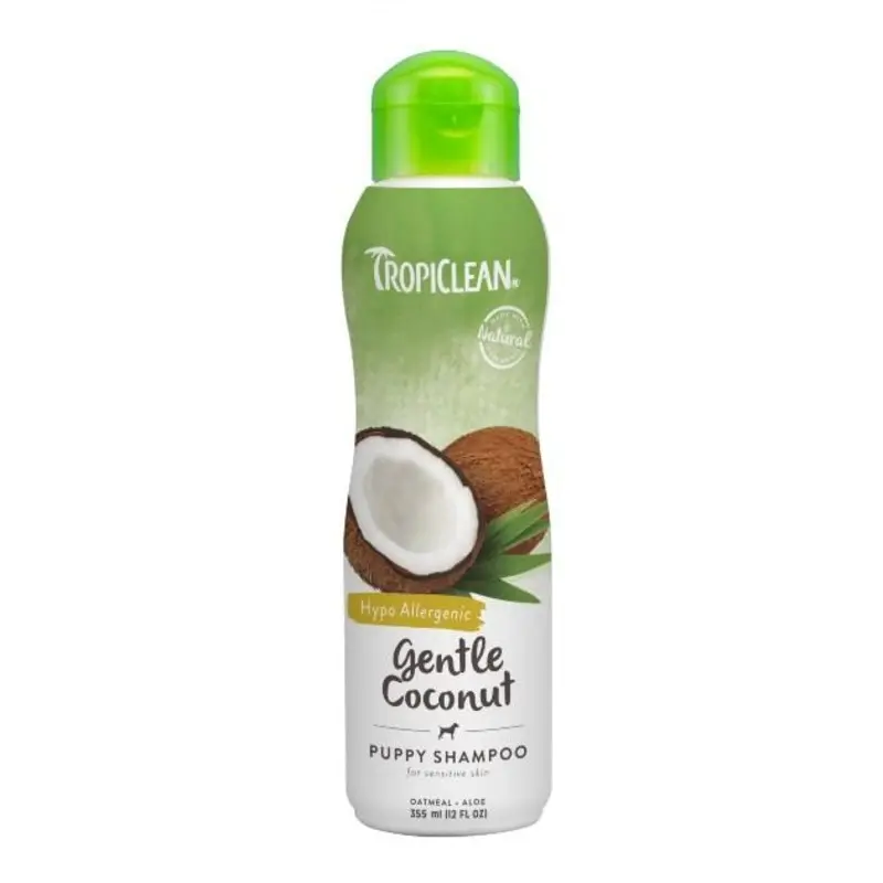 TropiClean Gentle Coconut Pet Shampoo (Hypoallergenic)