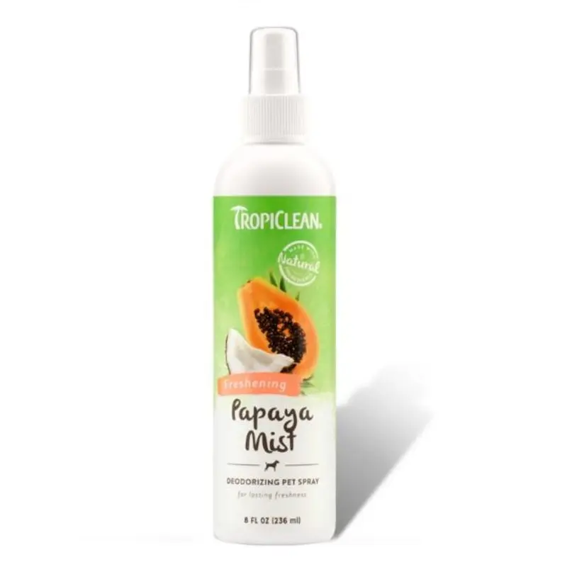 TropiClean Papaya Mist Deodorizing Pet Spray (Moisturizing)