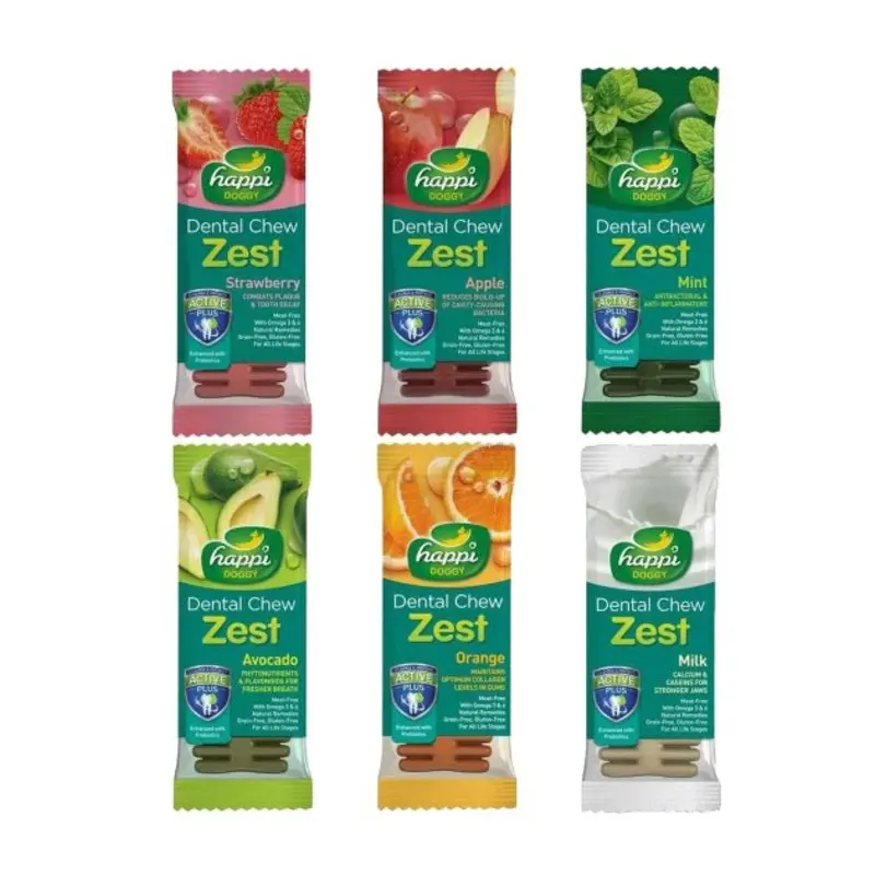 GIFT WITH PURCHASE >$120: Happi Doggy Zest / Care Dog Chew (1 x Random Flavour)