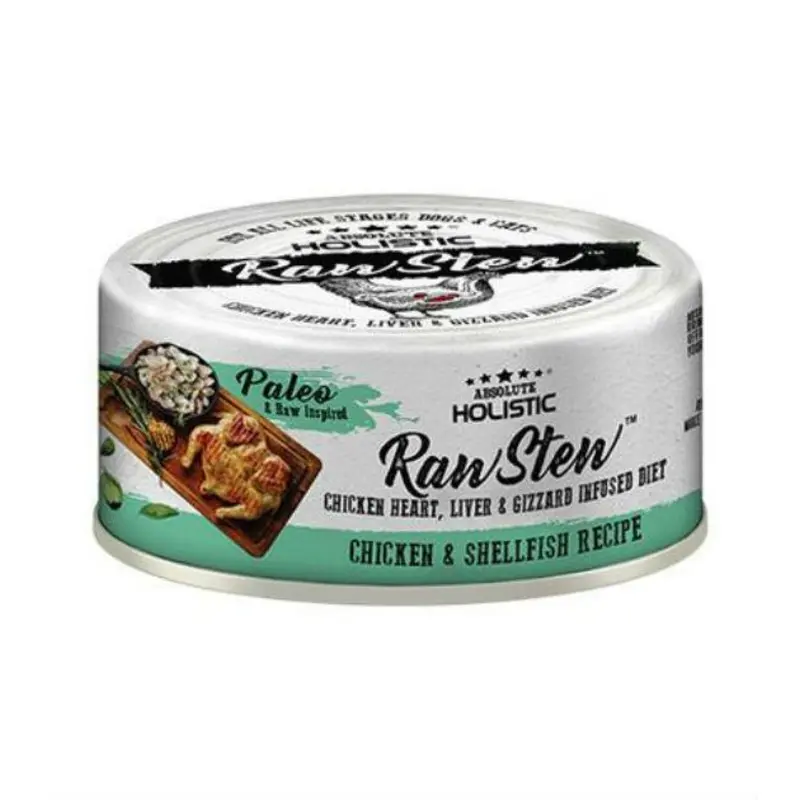 Absolute Holistic Raw Stew Chicken & Shellfish Wet Cat & Dog Food