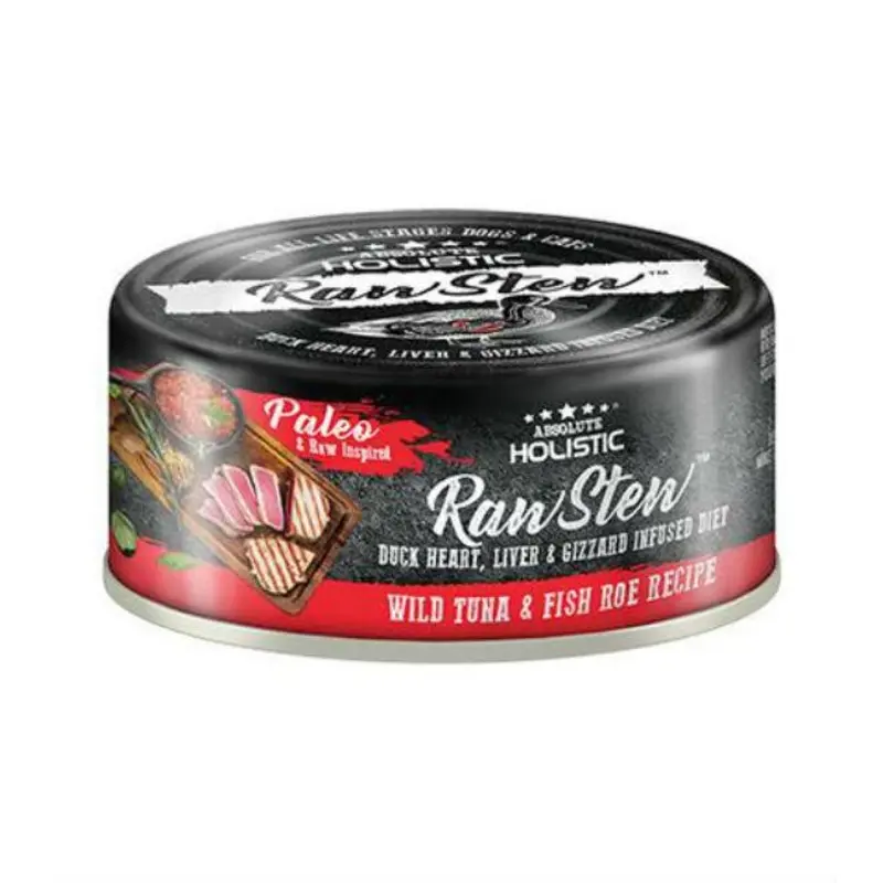 Absolute Holistic Raw Stew Tuna & Fish Roe Wet Cat & Dog Food