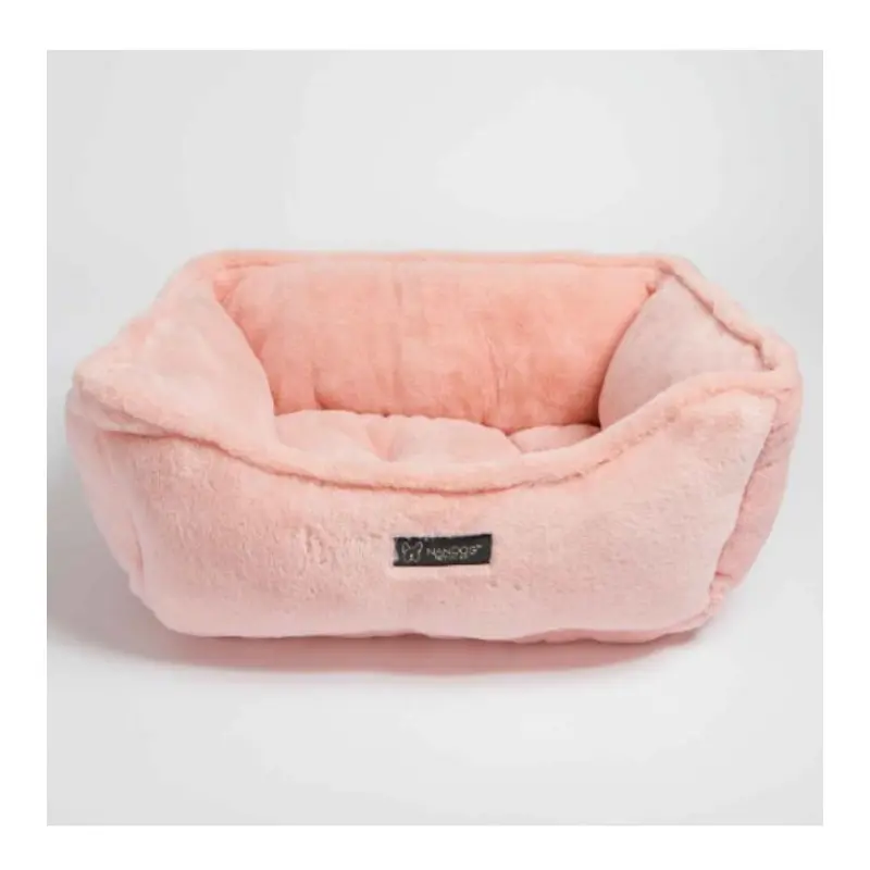 Nandog Pet Gear Cloud Reversible Bed (Blush) for Dogs and Cats