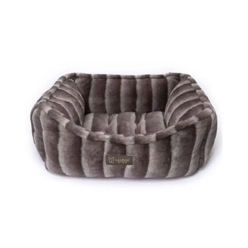Nandog Pet Gear Cloud Reversible Bed (Chinchilla) for Dogs and Cats