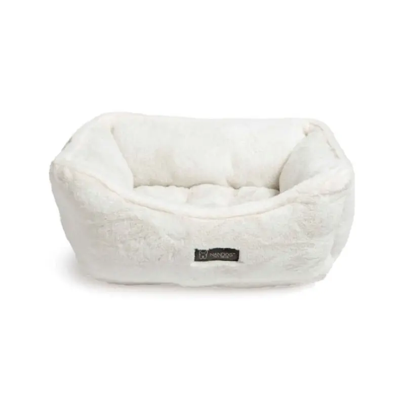 Nandog Pet Gear Cloud Reversible Bed (Ivory) for Dogs and Cats