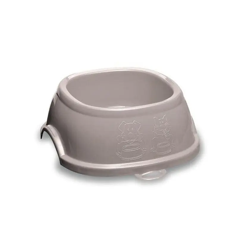 Stefanplast Break 2 Square Cat & Dog Bowl (Powdered Pink)