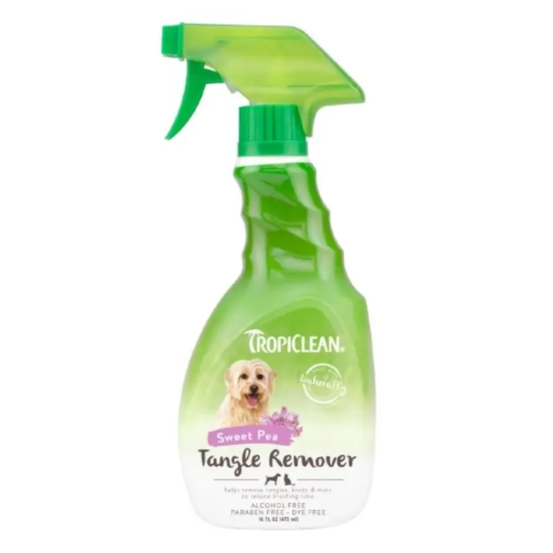 TropiClean Sweet Pea Tangle Remover Spray For Dogs And Cats