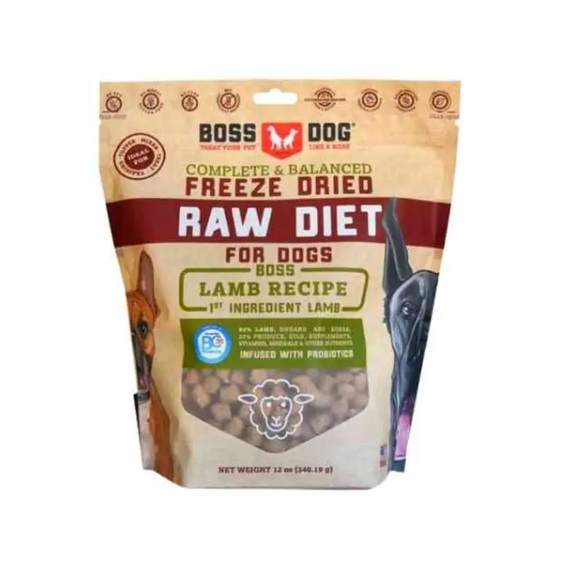 Boss Dog Complete & Balanced Freeze Dried Raw Diet (Lamb)