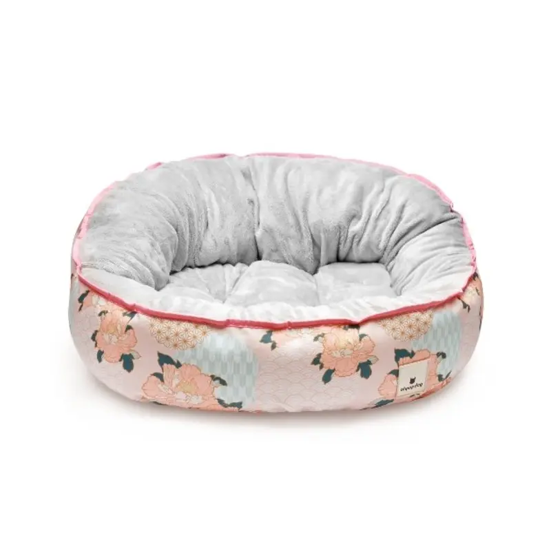Ohpopdog Nihon Collection Reversible Dog Bed (Botan) for Dogs & Cats