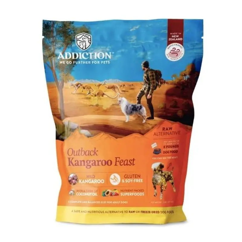 Addiction Air-Dried Dog Food (Outback Kangaroo Feast)