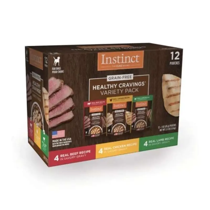 Instinct Healthy Cravings Grain Free Variety Pack Wet Dog Food Topper