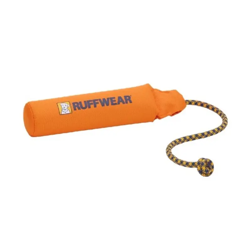 Ruffwear Lunker Interactive Floating Throw Dog Toy (Campfire Orange)