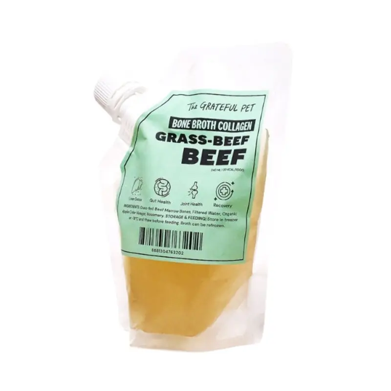 The Grateful Pet Bone Broth Collagen for Dogs & Cats (Beef)