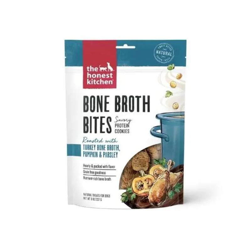 The Honest Kitchen Bone Broth Bites (Turkey Bone Broth & Pumpkin) Dog Treats