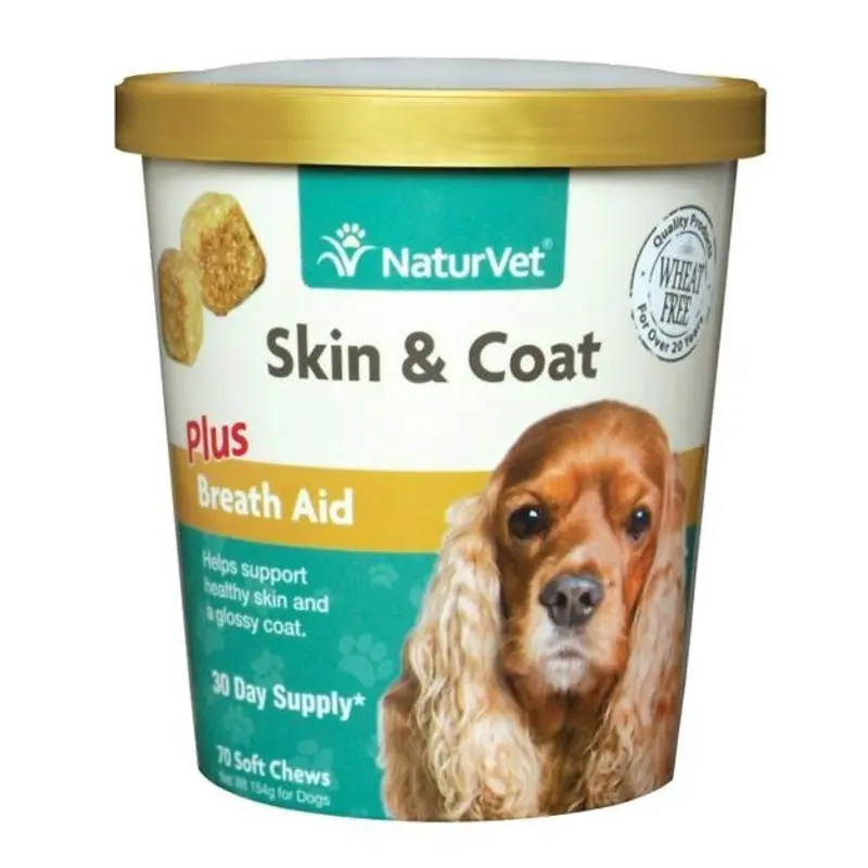 TRY & BUY: NaturVet Skin & Coat Plus Breath Aid Soft Chew Dog Supplement