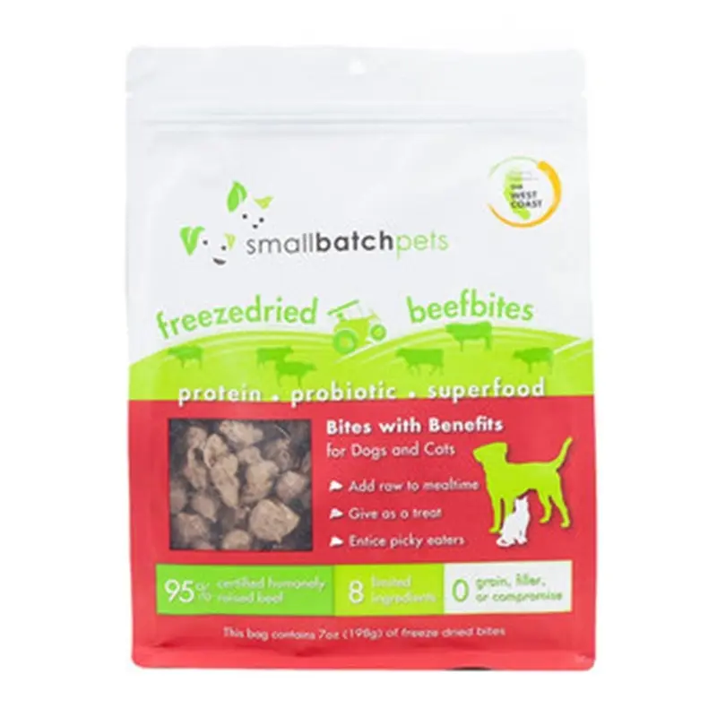 TRY & BUY: Small Batch Freeze Dried Beef Bites Cat & Dog Food Mixer