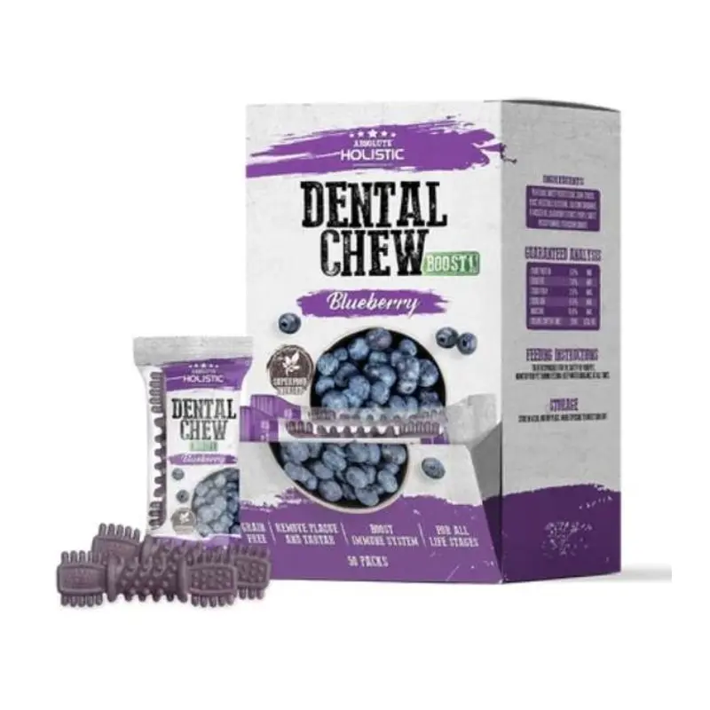 Absolute Holistic Dental Dog Chews (Blueberry)
