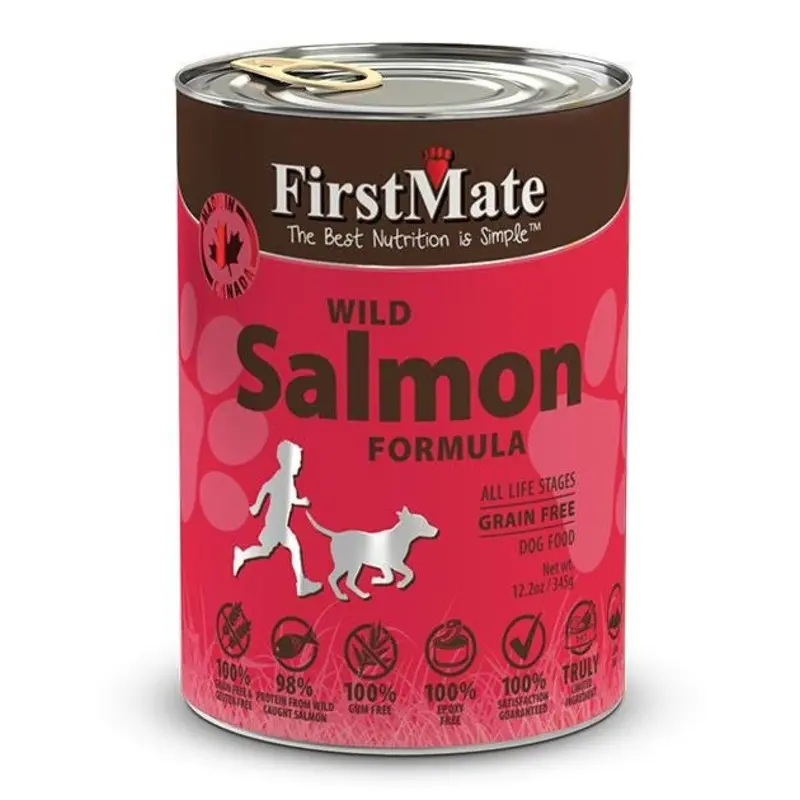 FirstMate Grain Free, Wild Salmon Wet Dog Food