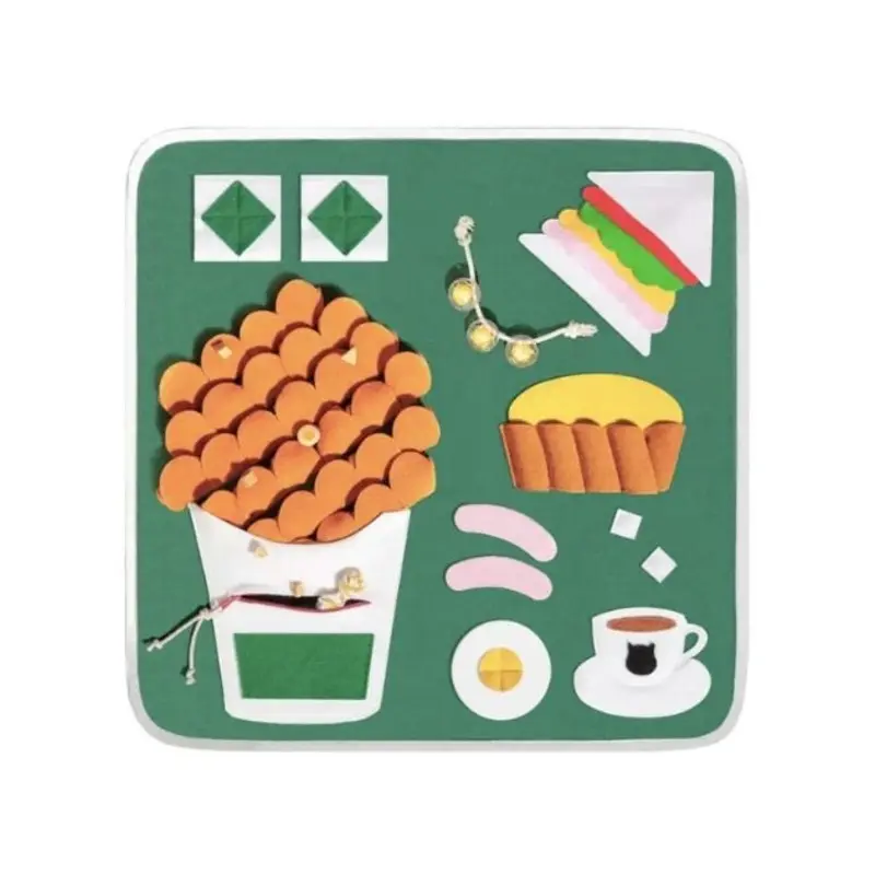 POOZPET Nosework Snuffle Mat For Dogs (Hong Kong Tea Restaurant)