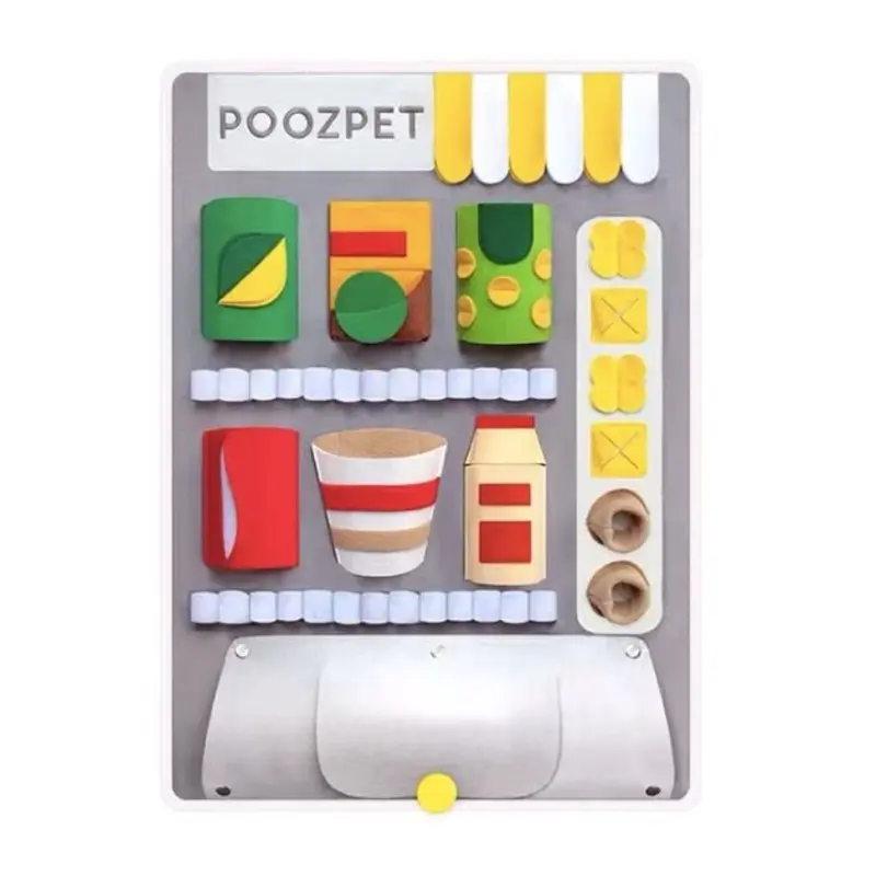 POOZPET Nosework Snuffle Mat For Dogs (Vending Machine)
