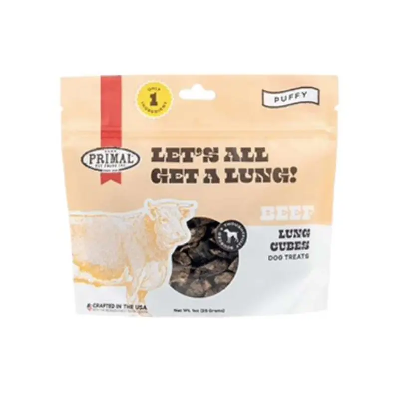 Primal Let's All Get A Lung - Beef Dehydrated Dog Treats