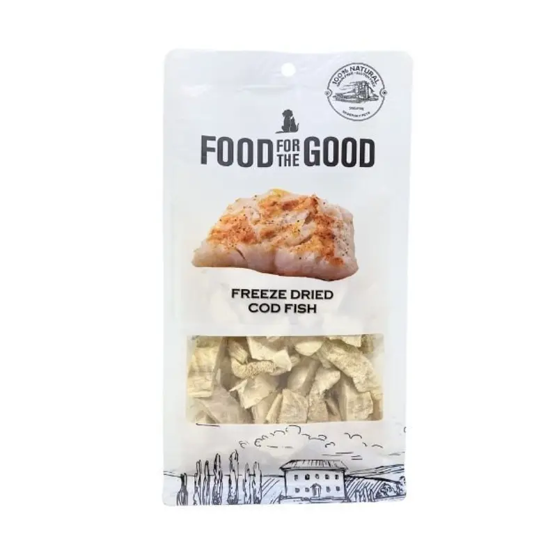 Food For The Good Freeze Dried Cat & Dog Treats (Cod Fish)