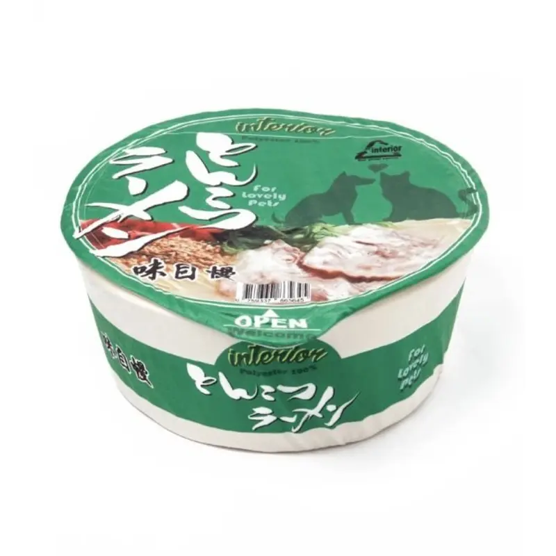 Kashima Tonkotsu Ramen Noodles Bed For Dogs & Cats (Green)