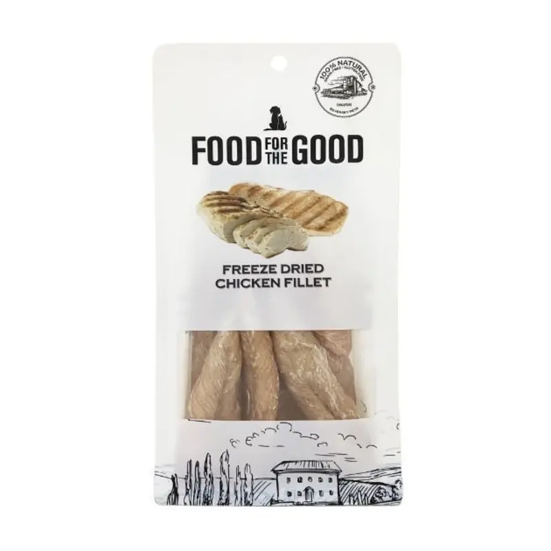 Food For The Good Freeze Dried Cat & Dog Treats (Chicken Fillet)