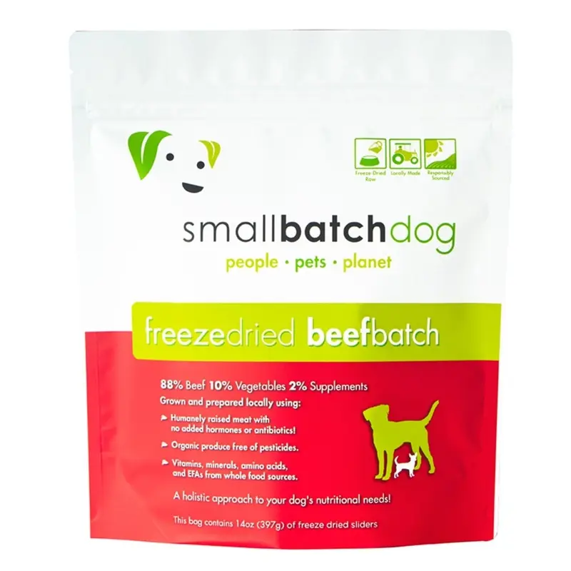 TRY & BUY: Small Batch Freeze Dried Beef Sliders Dog Food