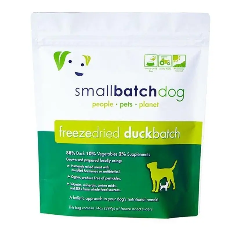 TRY & BUY: Small Batch Freeze Dried Duck Sliders Dog Food