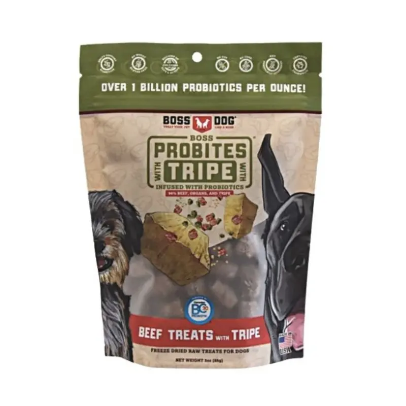 Boss Dog Probites Freeze Dried Dog Treats (Beef With Tripe)