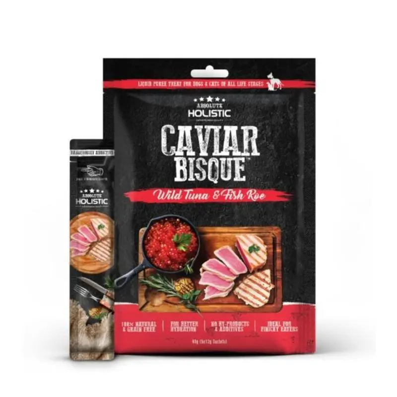 GIFT WITH PURCHASE >$120: Absolute Holistic Bisque Dog Treats (1 Sachet x Random Flavour)