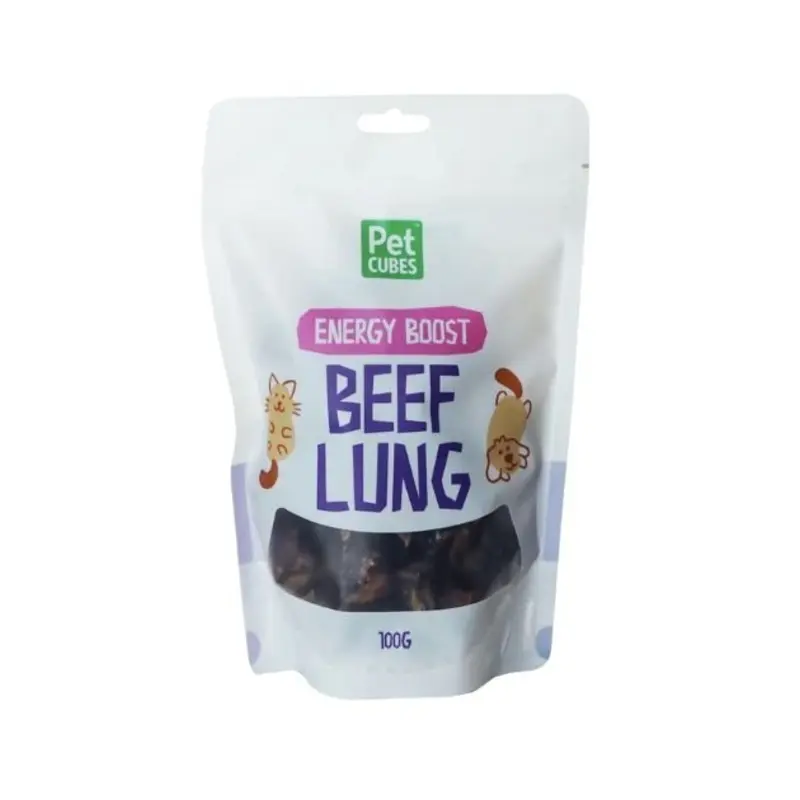 PetCubes Dog & Cat Treats (Beef Lung)