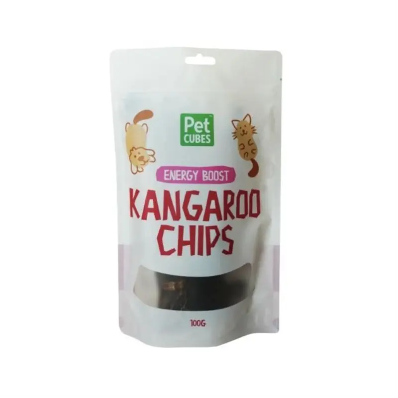 PetCubes Dog & Cat Treats (Kangaroo Chips)