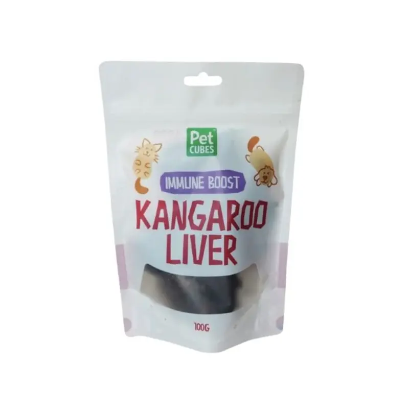 PetCubes Dog & Cat Treats (Kangaroo Liver)