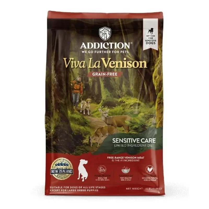 TRY & BUY: Addiction Viva La Venison Grain-Free Dry Dog Food