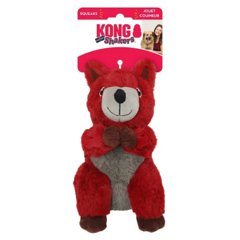 Kong Shaker Passports (Red Squirrel) Dog Toy
