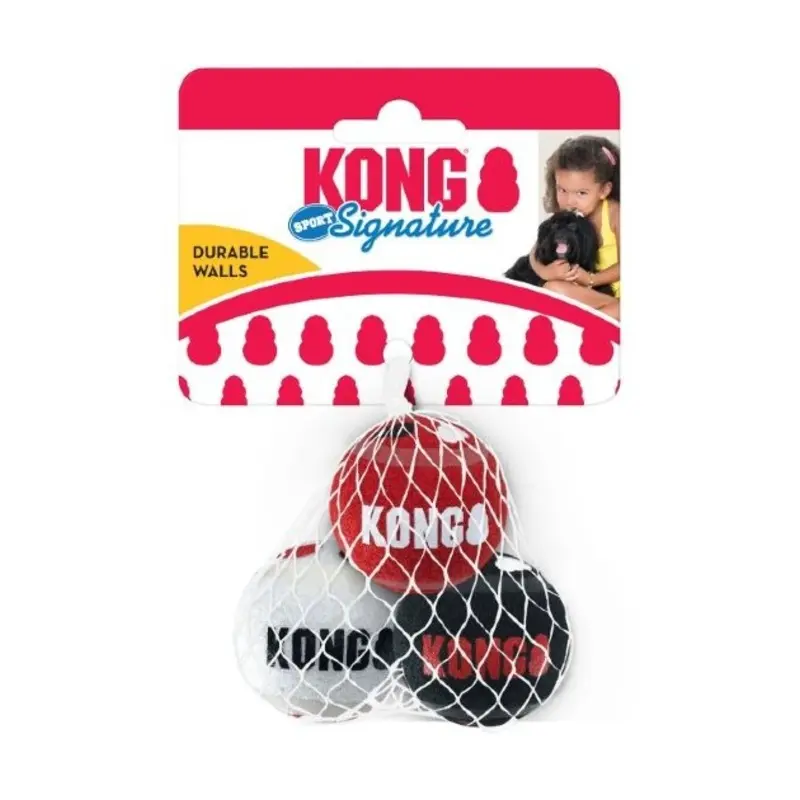 Kong Signature Sport Balls Dog Toy (Assorted Colors)