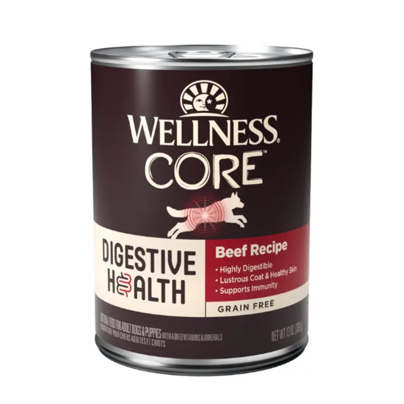 Wellness Core Digestive Health Grain Free Wet Dog Food (Beef Recipe)