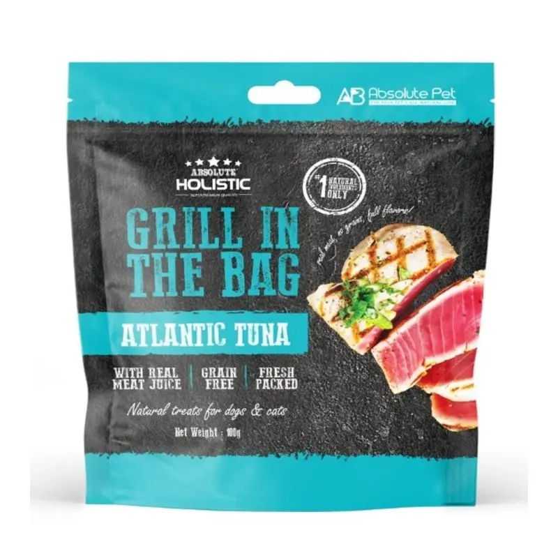 Absolute Holistic Grill In The Bag (Atlantic Tuna) Natural Dog & Cat Treats