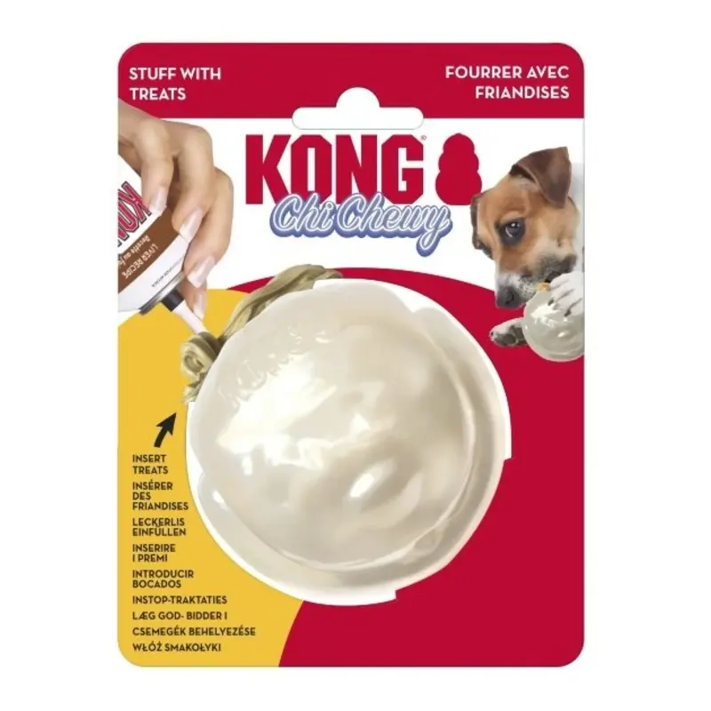 Kong Holiday ChiChewy Snowball Dog Toy
